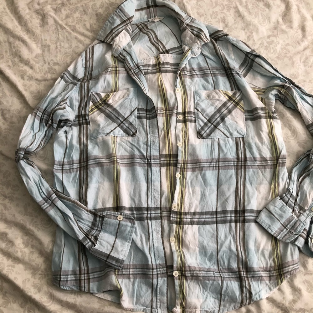 Aeropostale Blue/White Button Down